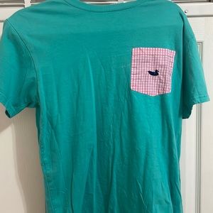 Southern Marsh Gingham Pocket Tee